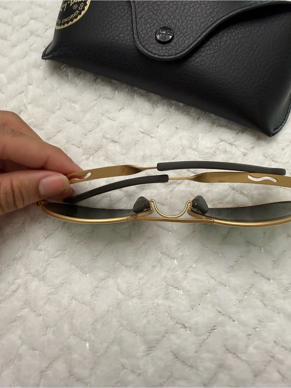 Ray Ban B&L Orbs Axis VINTAGE sunglasses Gold Glasses Orb